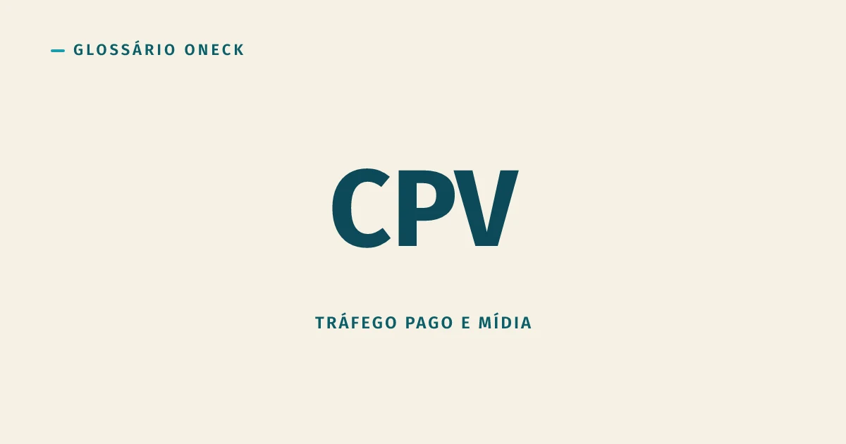 CPV: quando 'assistir' significa quase nada