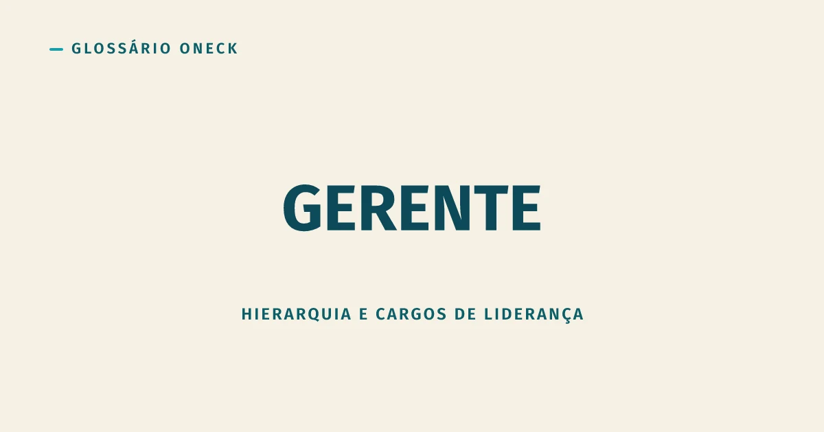 Gerente: o cargo mais comum e mais fácil de esvaziar