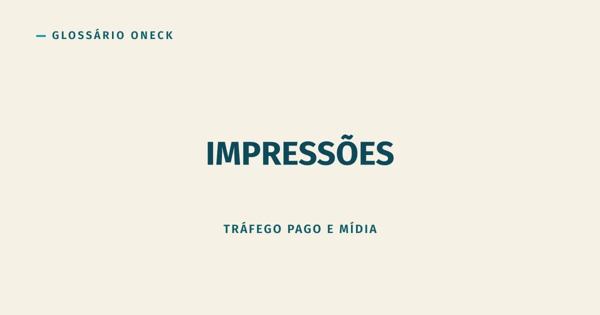 Impressões: o número que sobe fácil e impressiona pouco