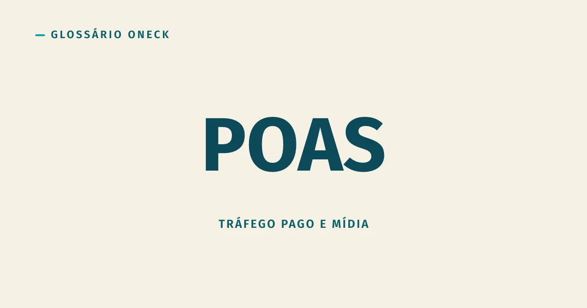 POAS: a métrica que separa quem vende de quem lucra