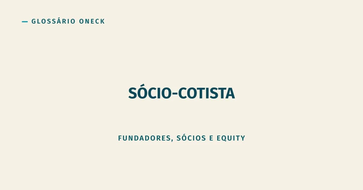 Sócio-cotista: sair de uma Ltda é mais difícil que entrar