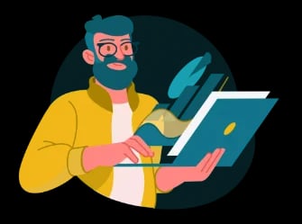 Equipe Oneck Creative trabalhando em projetos criativos